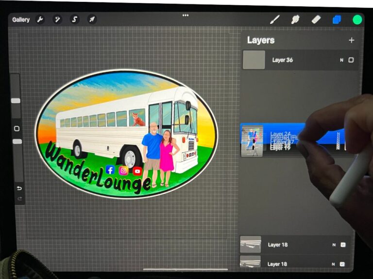 How to merge layers in procreate: The Basics