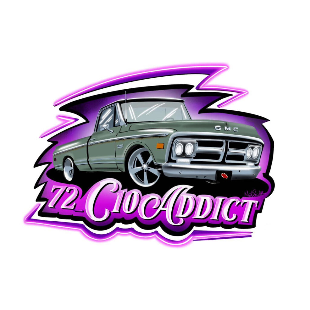 vintage car illustration